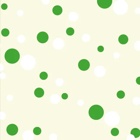 Transfer Sheets; Duo Dots Green and White - Bag of 30